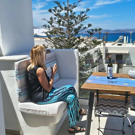 Island Flavor - Naxos Seaview Retreat With Balcony Naxos City