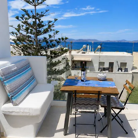 Island Flavor - Naxos Seaview Retreat With Balcony Apartment Naxos City